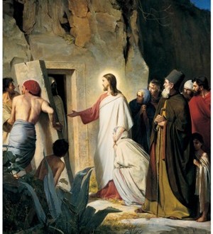 jesus raises lazarus bible story